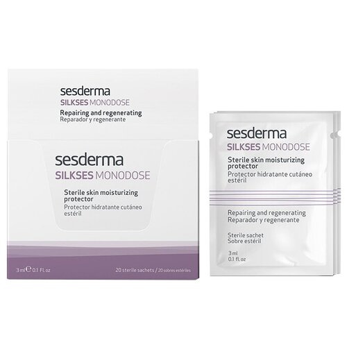 SesDerma Крем-протектор увлажняющий в индивидуальных упаковках SILKSES MONODOSE Sterile