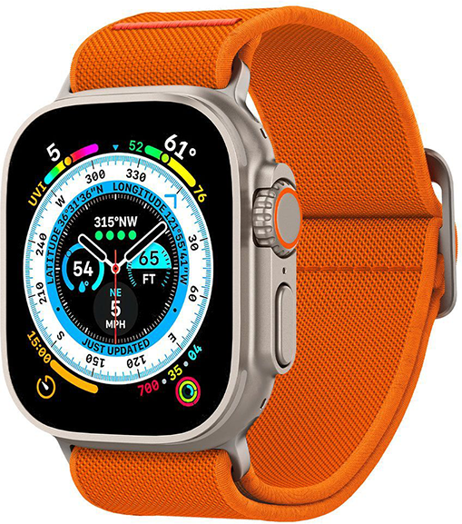 Ремешок Spigen Lite Fit Ultra Watch Band для Apple Watch 42 мм 44 мм 45 мм Ultra 49 мм (AMP05986) оранжевый