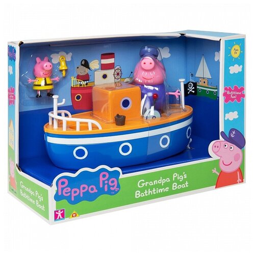 фото Набор для ванны "корабль дедушки пеппы" peppa pig