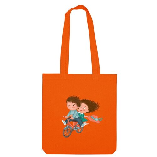 фото Сумка шоппер us basic, оранжевый