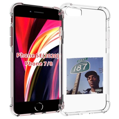 Чехол MyPads Snoop Dogg NEVA LEFT для iPhone 7 4.7 / iPhone 8 / iPhone SE 2 (2020) / Apple iPhone SE3 2022 задняя-панель-накладка-бампер чехол mypads left 4 dead 2 для iphone 7 4 7 iphone 8 iphone se 2 2020 apple iphone se3 2022 задняя панель накладка бампер