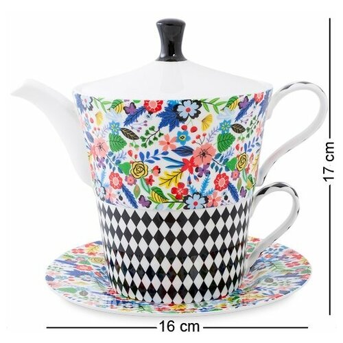 Чайный набор Цветочный модерн (Stechcol) SL-21 113-451821
