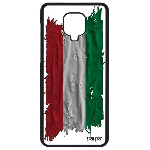 фото Чехол на телефон redmi note 9s, "флаг венгрии на ткани" государственный utaupia