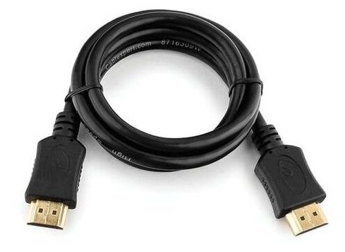 Кабель HDMI 1.0м Gembird v1.4 серия Light черный позолоченные разъемы CC-HDMI4L-1M - фото №1