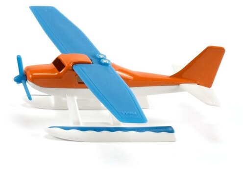 Самолет Siku 1099 1:55, 8 см, белый/оранжевый/голубой