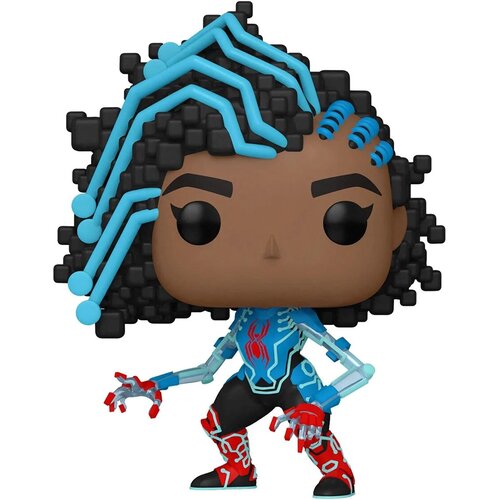 фигурка funko pop bobble женщина паук spider woman марвел человек паук паутина вселенных marvel spider man atsv 1228 65727 9 5 см Фигурка Funko POP! Bobble Marvel Spider-Man ATSV Spider-Byte (1229) 65728