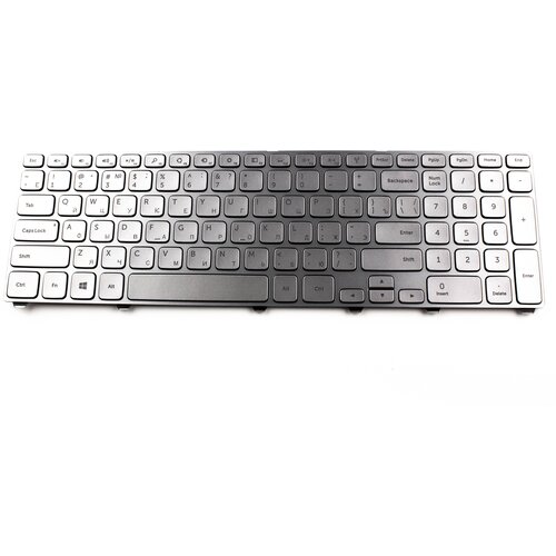 Клавиатура для ноутбука Dell 17-7000 Серебристая Pn MP-13B53USJ442 9Z NAVBW01D 0P4G0N 0XVK13 1680₽