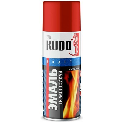 Термостойкая эмаль-аэрозоль KUDO KU-5005 термостойкая эмаль аэрозоль kudo ku 5005