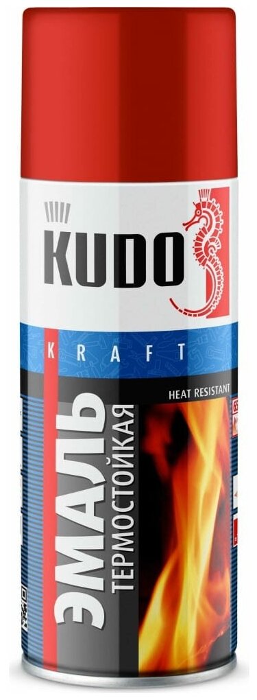 Термостойкая эмаль-аэрозоль KUDO KU-5005