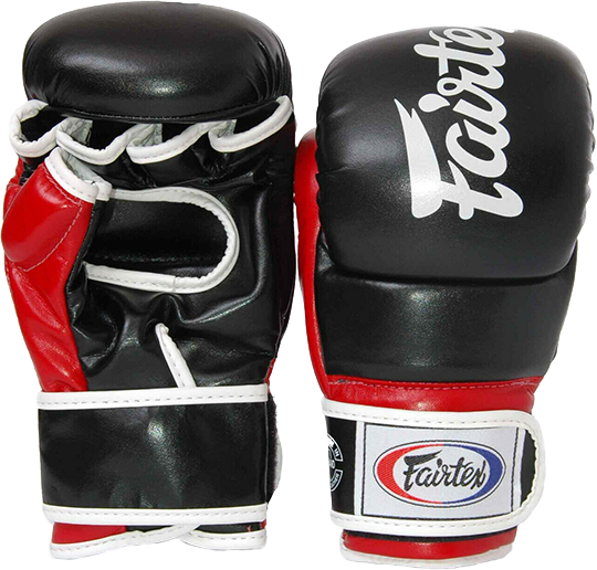 Перчатки ММА Fairtex FGV18 Black/Red (S)
