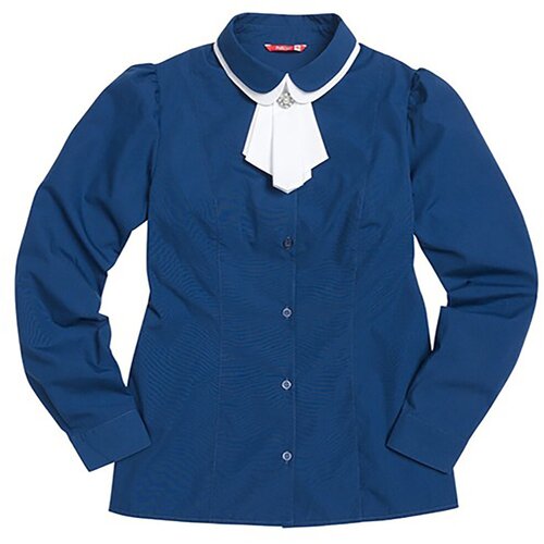 Школьная блуза Pelican, размер 12, синий
