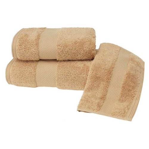фото Soft cotton deluxe лицевое полотенце горчичный