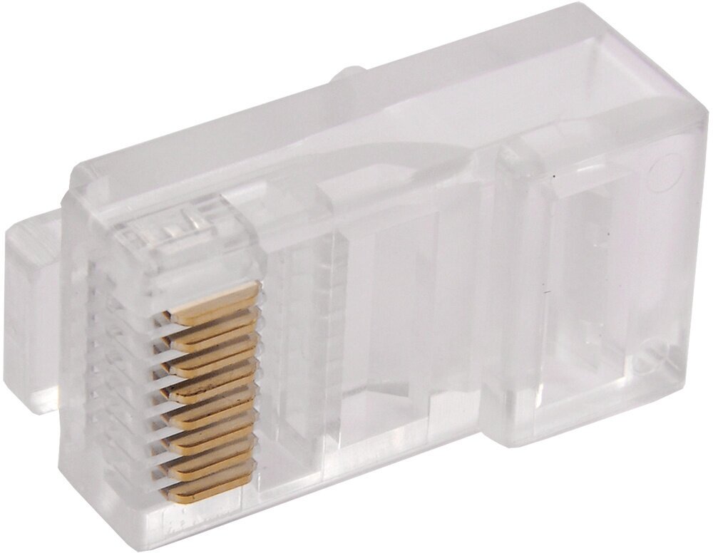 Коннектор ITK (CS3-1C5EU) UTP кат.5e RJ45 прозрачный (упак:1шт)