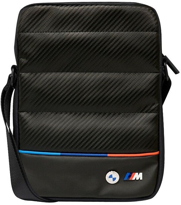 фото Сумка BMW Tablet Bag with pocket Tricolor line для планшета до 10 дюймов, черная