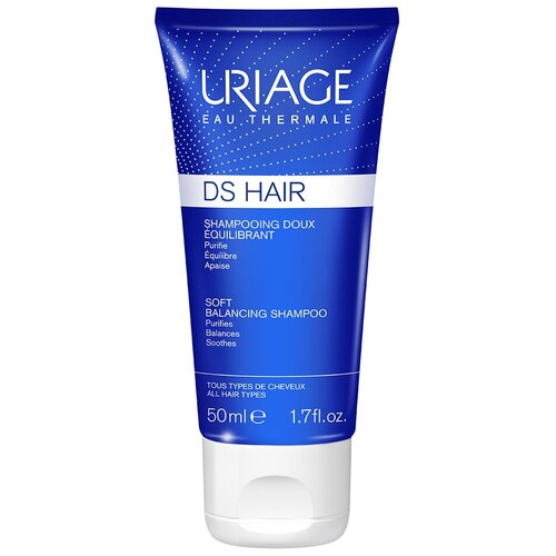 фото Uriage шампунь для волос doux equilibrant мягкий балансирующий, 50 мл