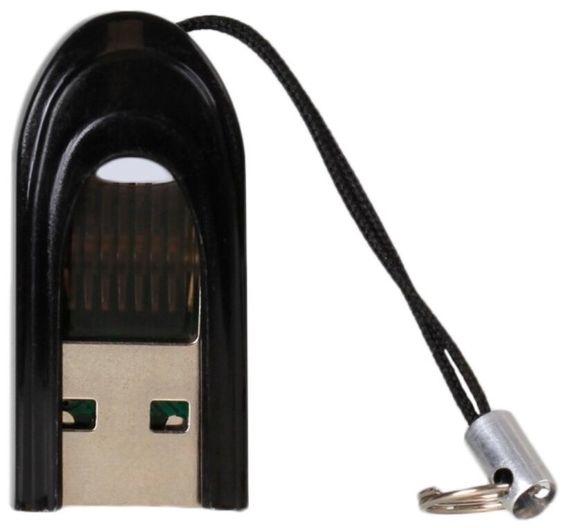 Картридер USB2.0 Reader SmartBuy SBR-710-K черный microSD/microSDHC