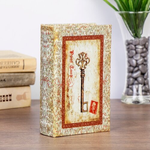 Сейф-книга дерево шёлк Ключик 17х11х5 см 1181₽