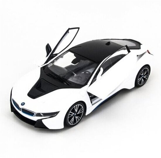 Машина на радиоуправлении Rastar 71010W BMW i8, 1:14, цвет белый