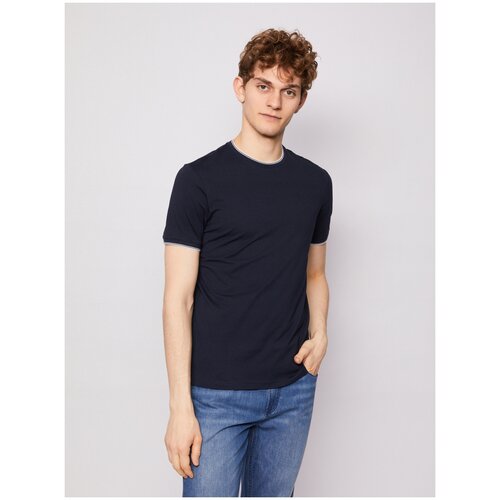 фото Футболка zolla z011233295122 размер xl, 58 navy (темно-синий)