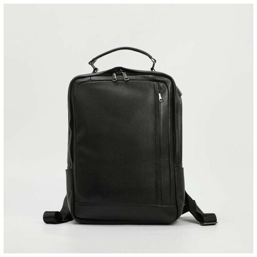 фото Рюкзак из натуральной кожи 7105783 чёрный no name