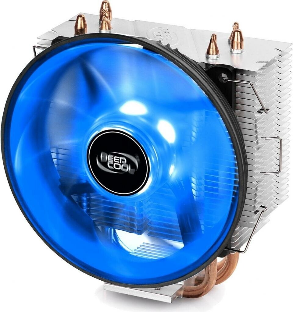 Кулер DEEPCOOL GAMMAXX300R LGA1366/1156/55/51/50/775/FM2+/FM2/FM1/AM3+/AM3/AM2+/AM2/AM4 (24шт/кор, TDP 130Вт, PWM, Red Led, 3 тепл. трубки прямого контакта,120мм вент-р,17.8~21dB(A)) RET - фото №10