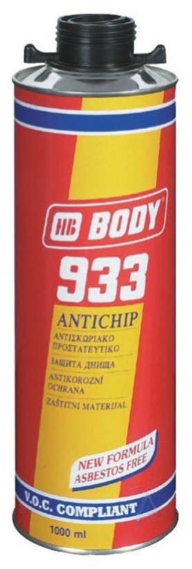 9330200001_антикоррозийный Состав Body 933! Черн. 1 Л На Основе Воска,Каучука,Синтет.Смолы И Битума HB BODY арт. 9330200001