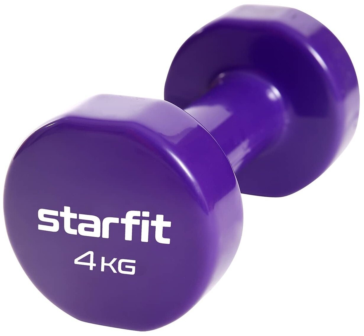 Гантель Starfit Core DB-101 1гант. 4.075кг винил. фиолетовый (УТ-00018826) - фото №20