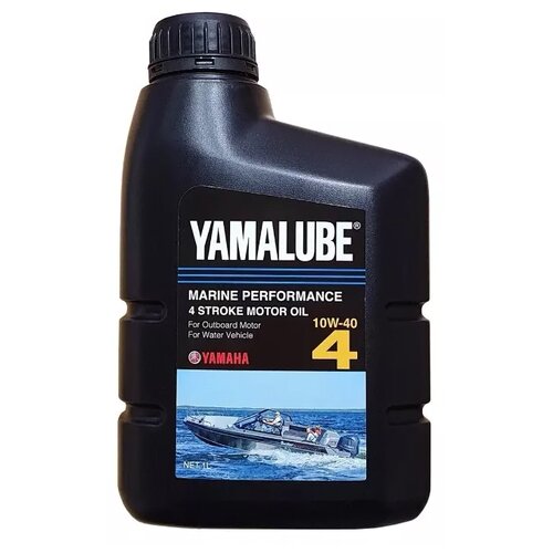 Минеральное моторное масло Yamalube 4 Stroke Motor Oil 10W-40, 1 л, 1 шт.