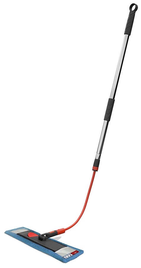 Швабра для мытья пола с телескопической ручкой 160 см гибкой штангой 40 см и насадкой Nordic Stream 15360