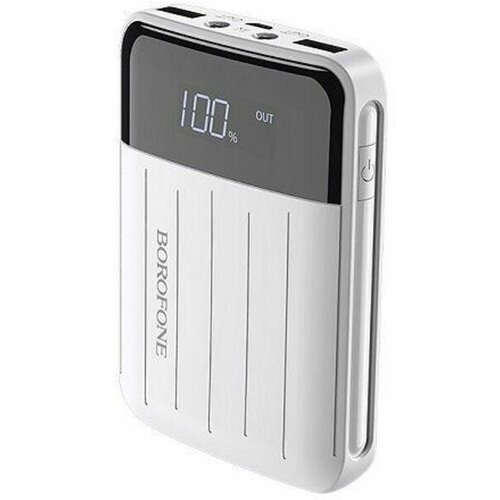 Внешний аккумулятор Power Bank 10000 mAh Borofone BT21 белый 150400₽