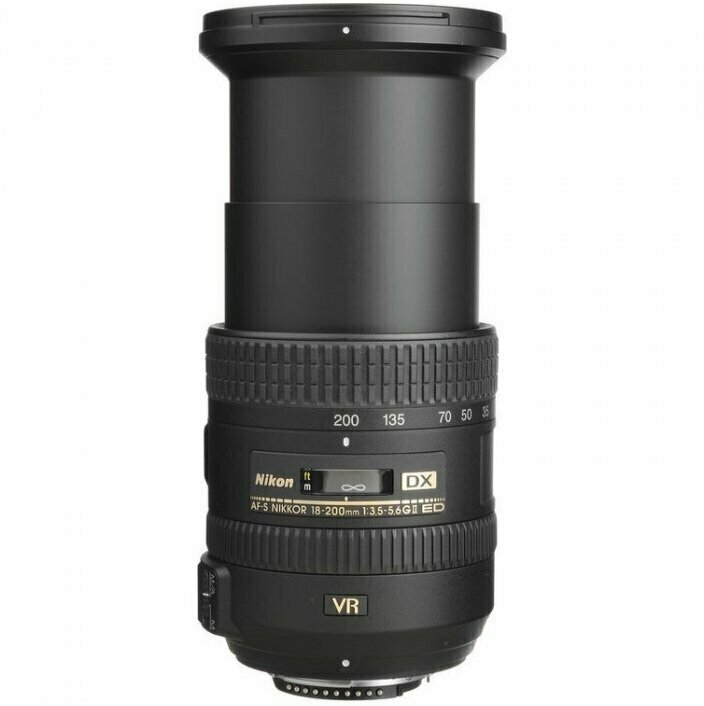 Объектив Nikon 18-200mm f/35-56G ED AF-S VR II DX Zoom-Nikkor