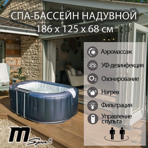 СПА-бассейн ORPC MSpa Nest 186х125х68см с пузырьковым массажем