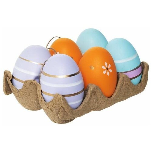 Набор декоративных пасхальных яиц 6шт Пасха Сувенир 649₽