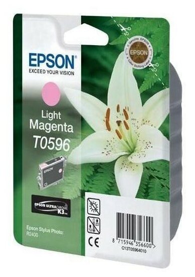 Картридж EPSON T059640 PH R2400 светло-пурпурный оригинал