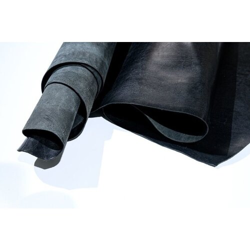 Кожа натуральная Юфть 1.8 - 2.2мм. Черная. 156 дм2.