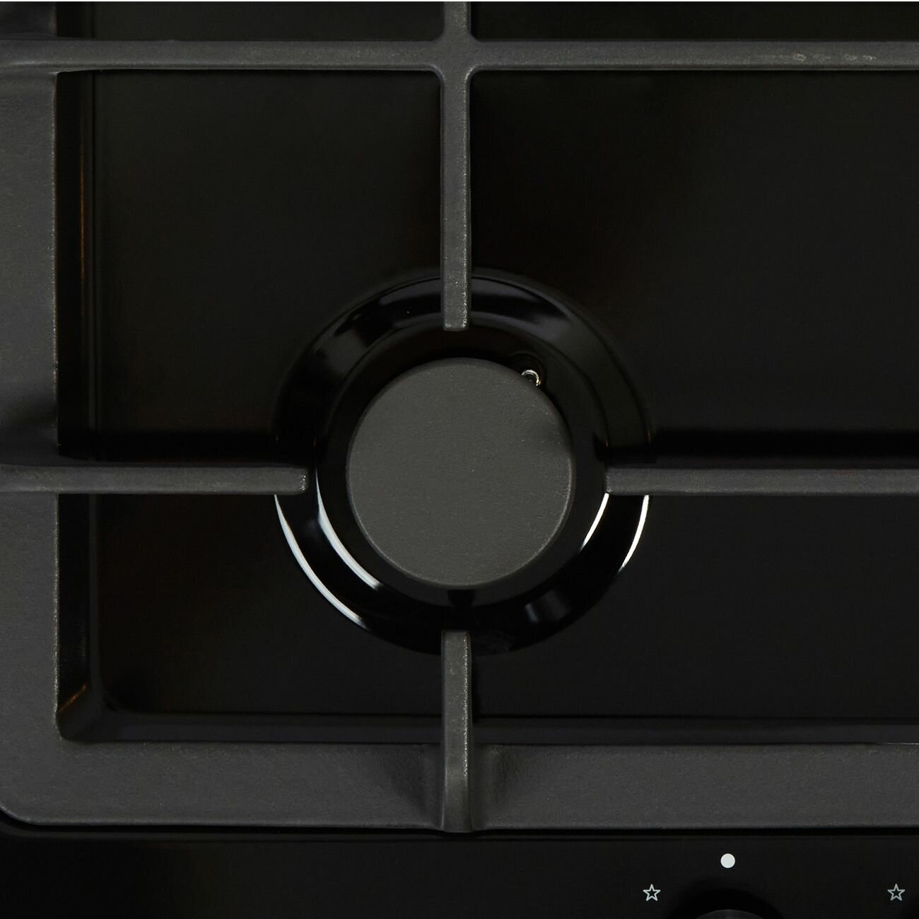 Газовая варочная панель Midea MG606B, цвет панели черный, цвет рамки черный - фото №5