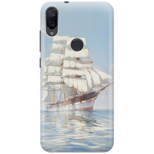 фото Re:pa накладка transparent для xiaomi mi play с принтом "идеальный парус"