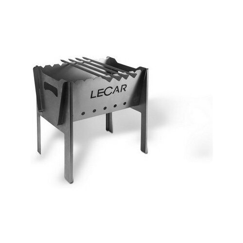 LECAR Мангал разборный металлический "LECAR" (4 шампура) 1 мм, 400*250*390 мм.