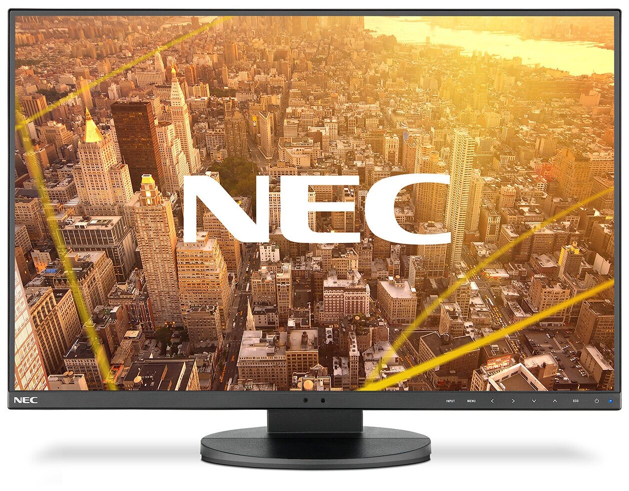Монитор NEC LCD 23.8'' [16:9] 1920х1080(FHD) IPS, nonGLARE, 250cd/m2, H178°/V178°, 1000:1, 16.7M, 5ms, VGA, DVI, HDMI, DP, USB-Hub, Height adj, Pivot, Tilt, Swivel, Speakers, 3Y, Black