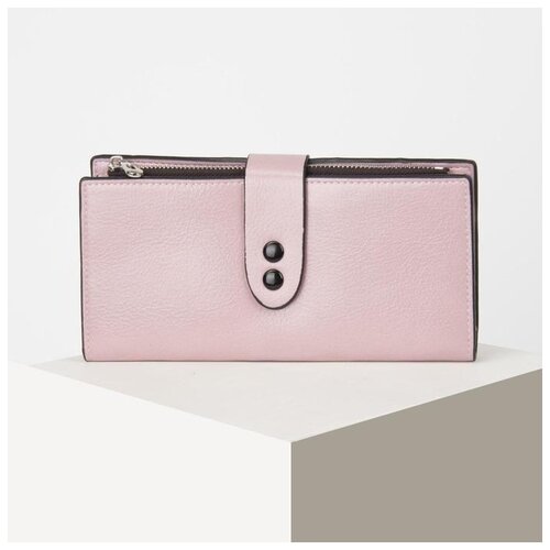 фото Кошелек жен 10-01-01 аида, 19*2*9, 2 отд, д/карт, д/монет, темно-розовый 5066572 сима-ленд