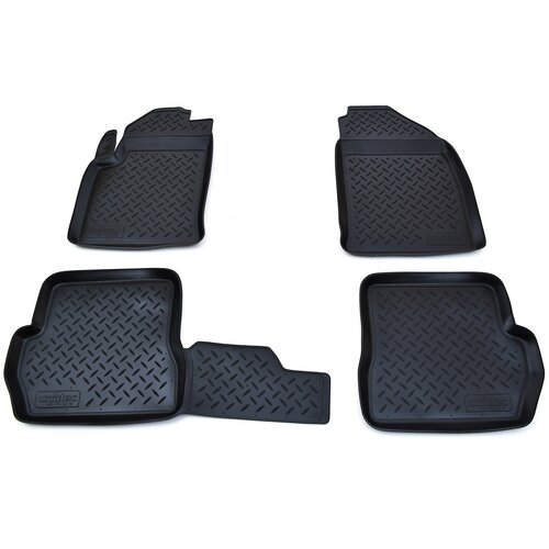 фото Коврики в салон полиуретан norplast ford fiesta черный комплект npl-po-22-19 norplast арт. npl-po-22-19