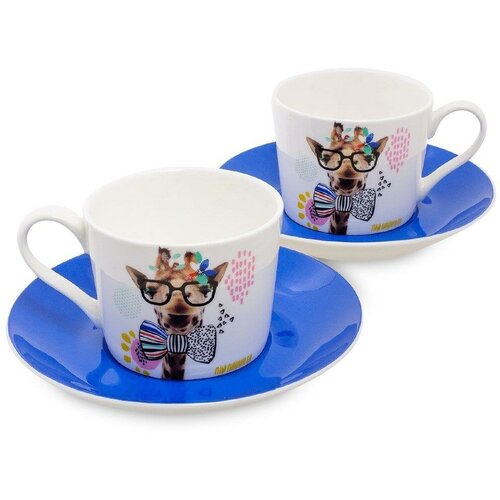 Чайный набор Весёлый жираф (на 2 персоны)