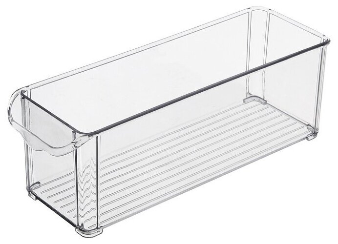 Контейнер-органайзер для холодильника прозрачный Homsu, 30х10х10 см