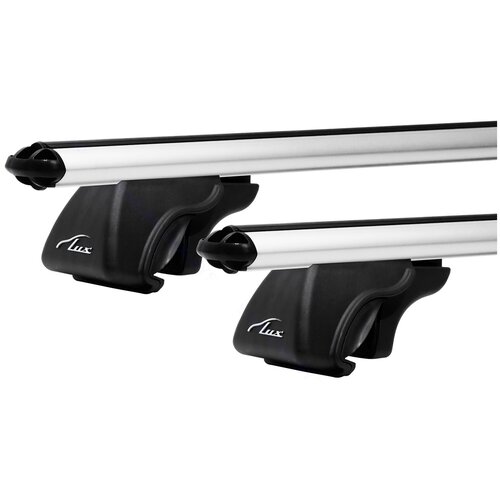 фото Багажник lux классик аэро 52 на рейлинги, 1.2 м серый