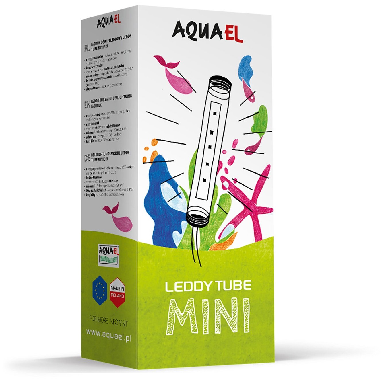 Светодиодный модуль AQUAEL LEDDY TUBE MINI 3 Вт LED (подходит для аквариумов LEDDY MINI)