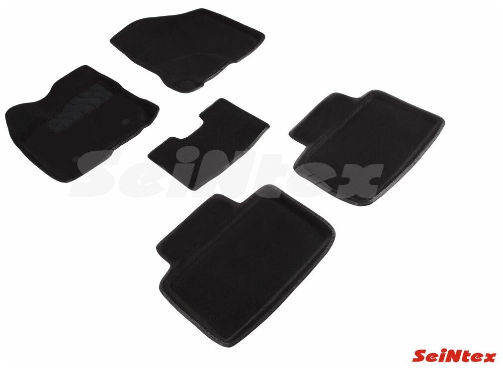 Комплект ковриков 3D LADA VESTA черные (компл) Seintex 87324