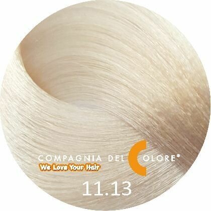 11.13 COMPAGNIA DEL COLORE Перламутрово-платиновый блондин краска для волос 100 МЛ оригинал