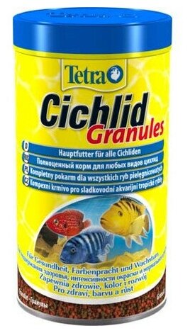 Корм Тетра для всех видов цихлид в гранулах 500 мл 335 г
