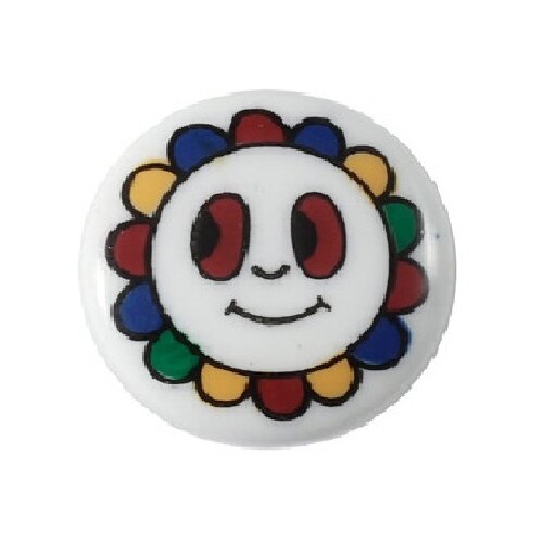 фото Набор пуговиц magic buttons веселый цветок qn028-w1 13 мм, 36 шт. белый