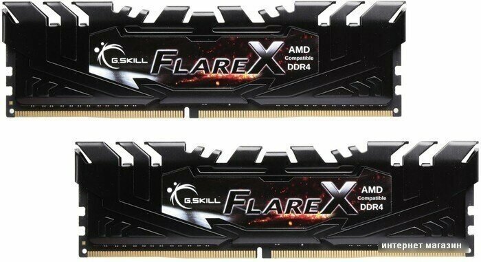 Оперативная память G.skill DDR4 16Gb (2x8Gb) 3200MHz pc-25600 FLARE X Black (F4-3200C16D-16GFX)